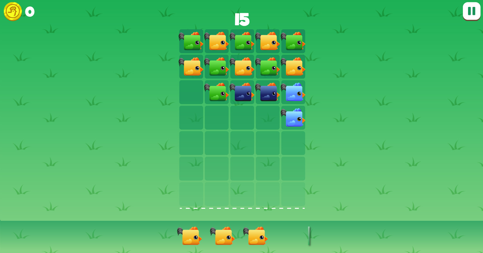 Three Chickens